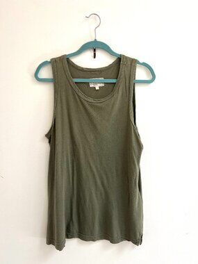 Current/Elliot "Muscle Tank" in Olive Green